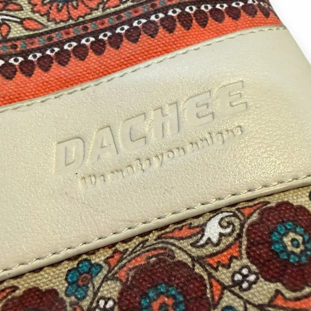 DACHEE Boho Tribal Canvas 14”Laptop Messenger Bag